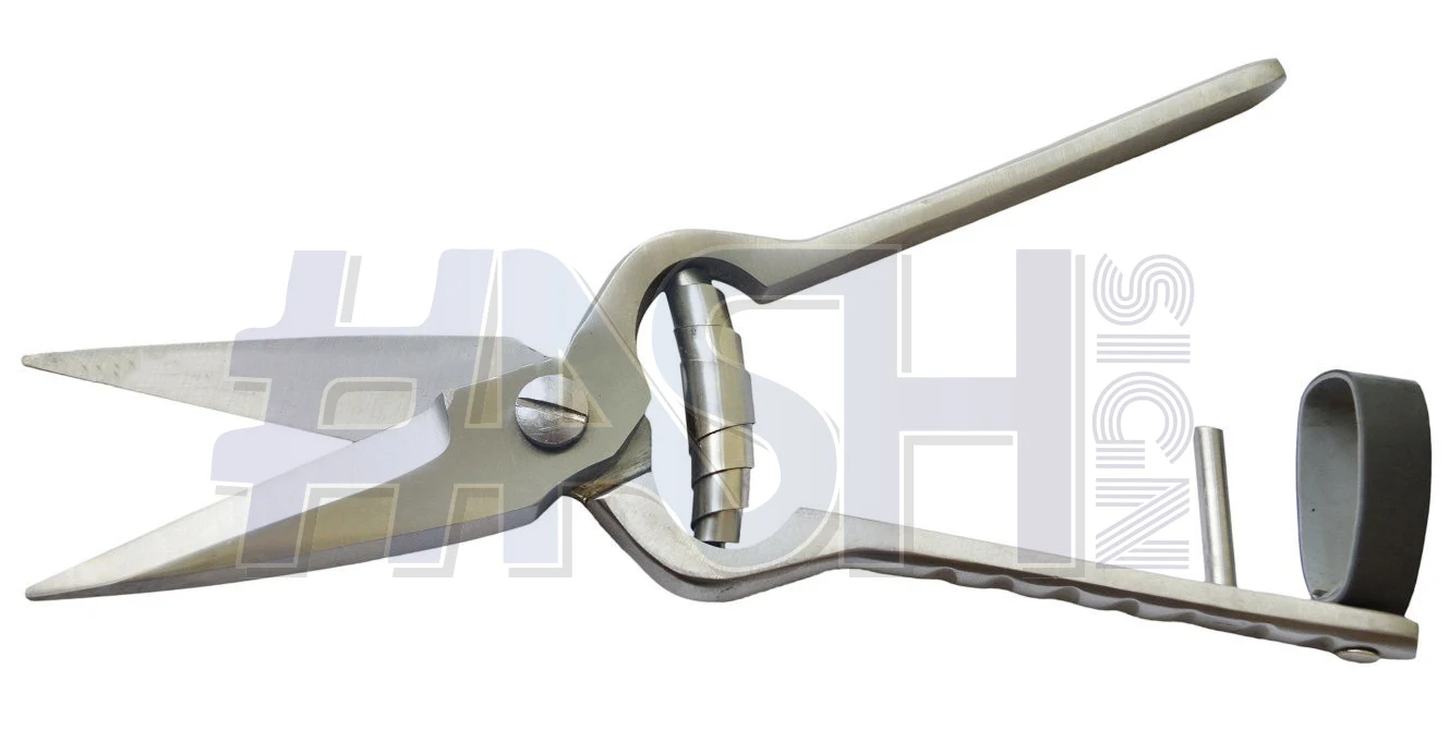 Foot Rot Shears Polished Stainless Steel Sheep Farrier Hoof Trimming Clippers