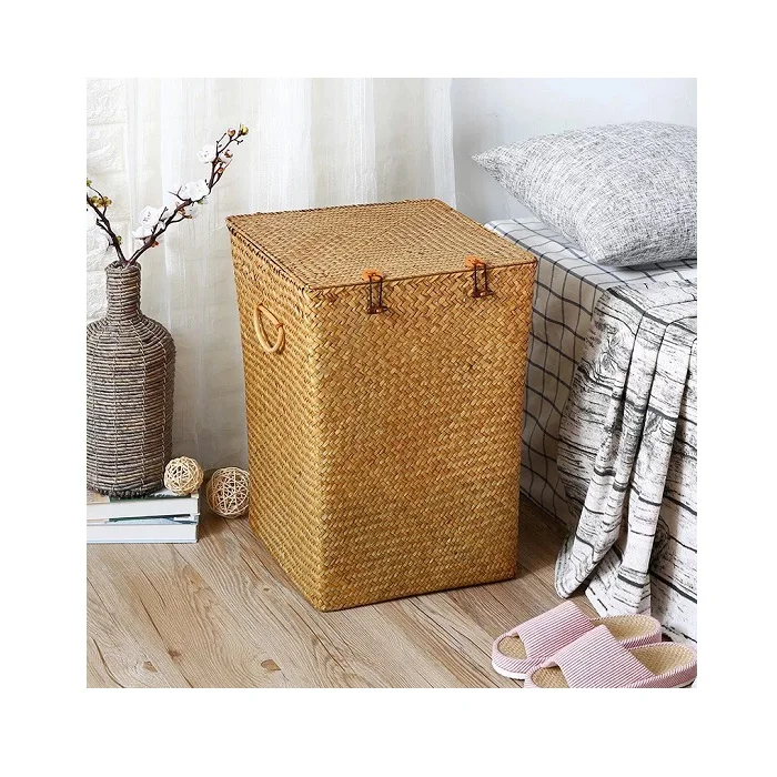 Корзина для белья из Вьетнама-корзина бамбука и ротанга