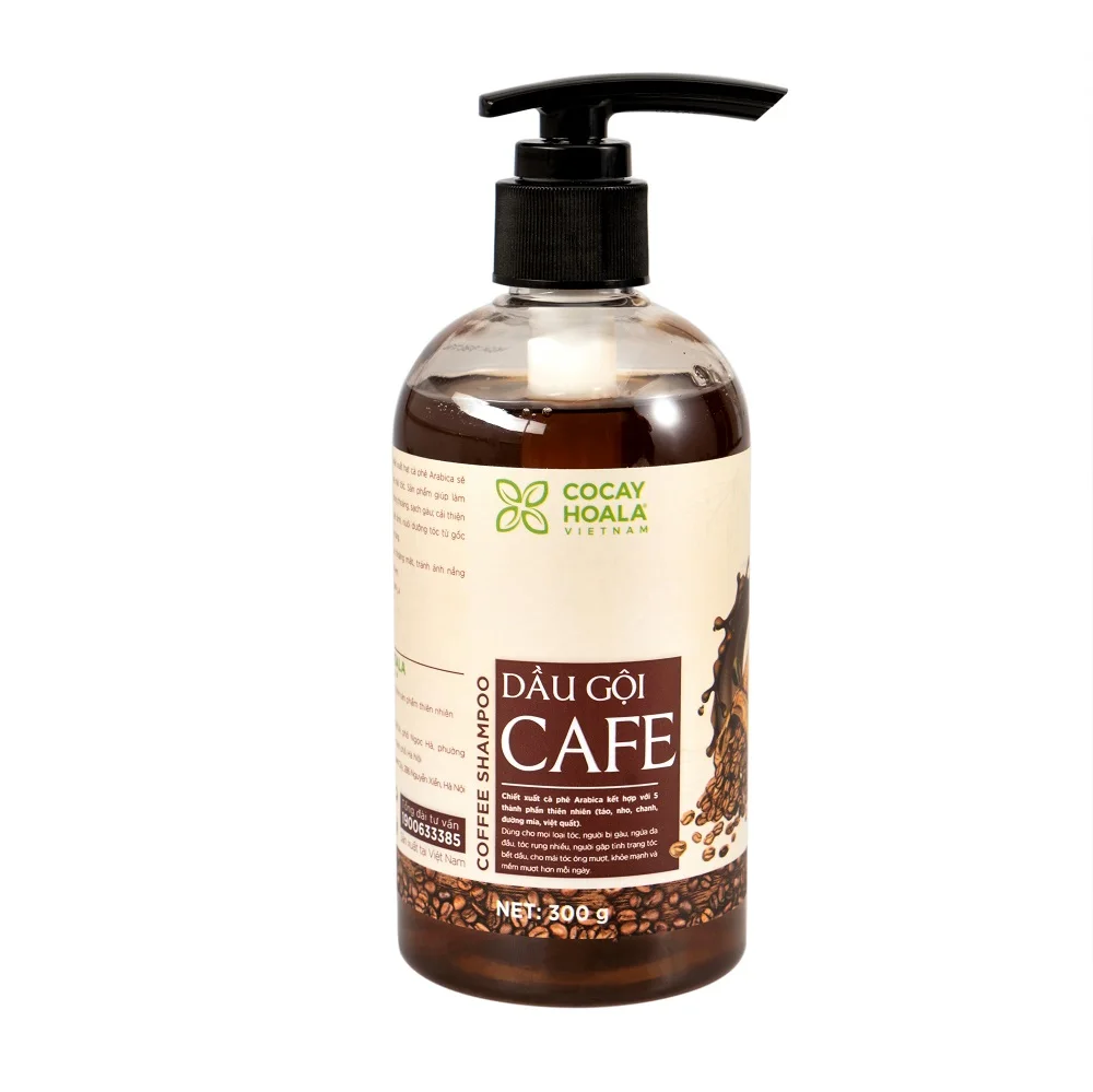 Coffee Shampoo Good Price Low MOQ Color Protection Hair Loss Prevention NaPro High Quality Brand Manufacturer