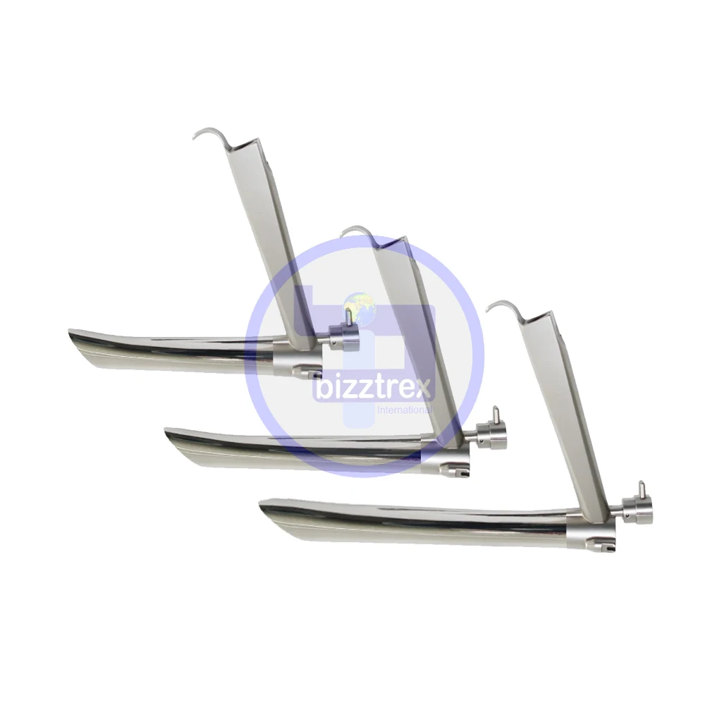 Новинка 2021 Премиум качество жесткий Ларингоскоп Набор Горячая Распродажа Ent инструменты с алюминиевой коробкой