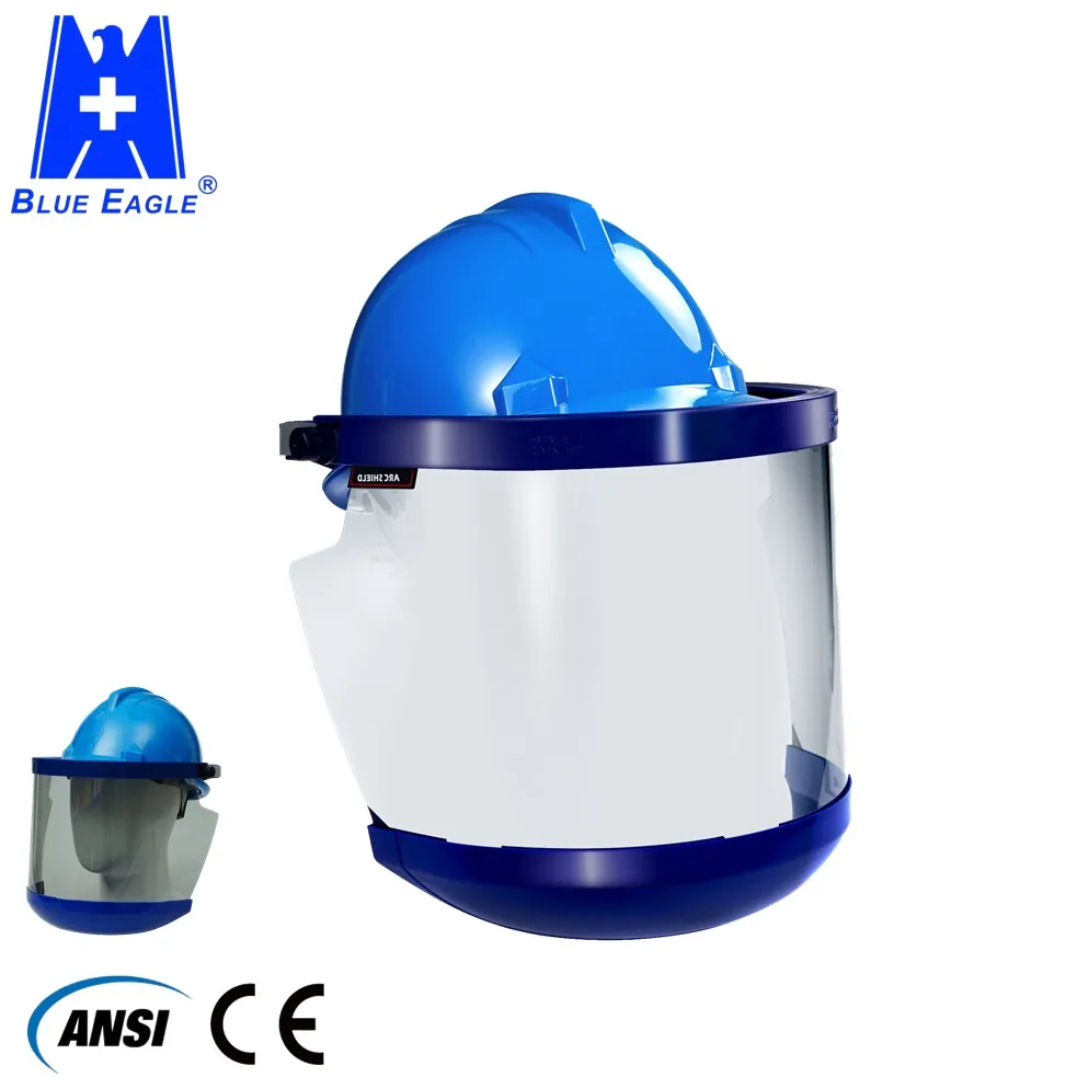 Blue Eagle arc flash industrial face shield for contraction