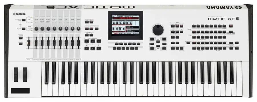 Музыкальный синтезатор MOTIF XF6 клавиатура рабочей