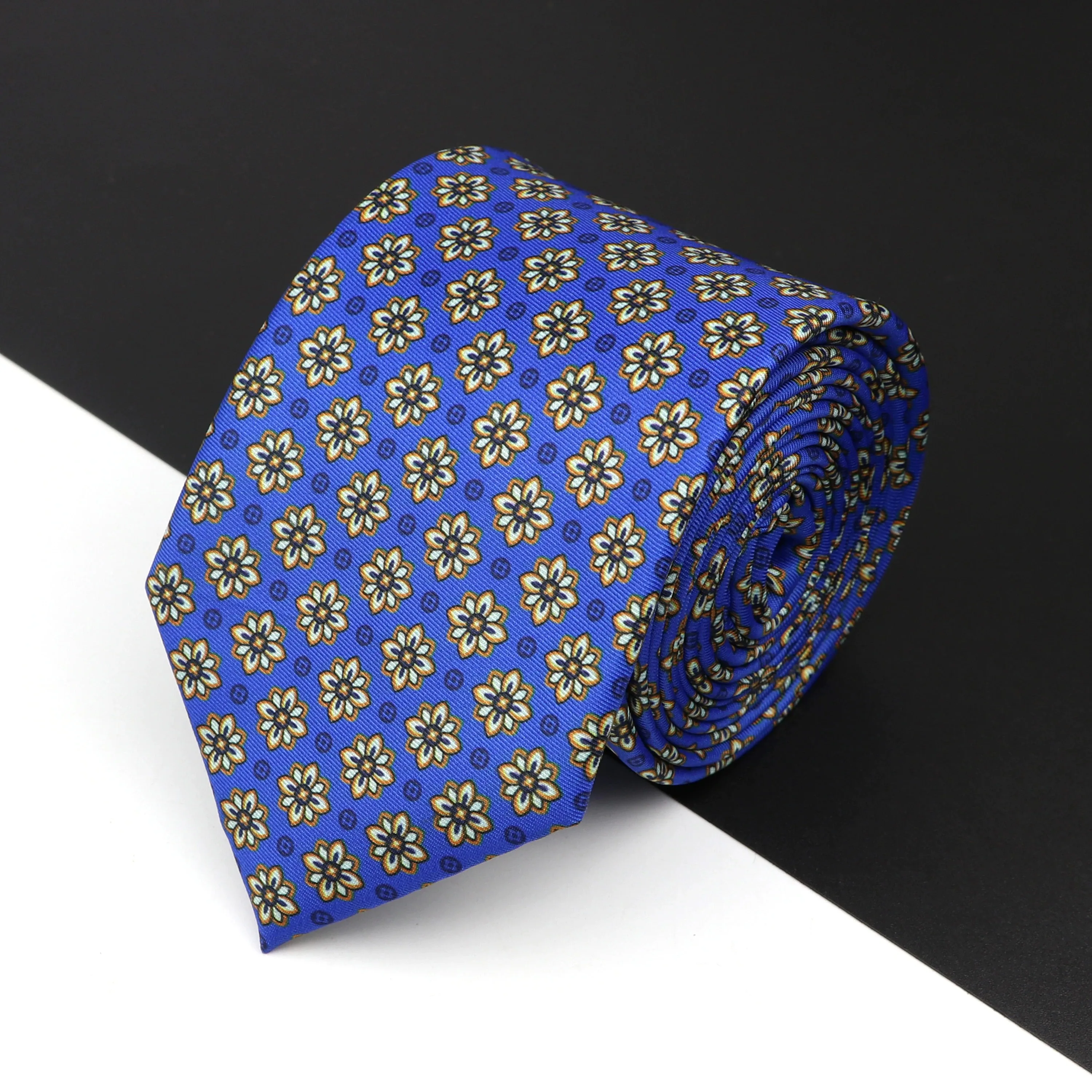  Супер мягкий шелковый галстук из полиэстера для мужчин формальный 7 см тонкий