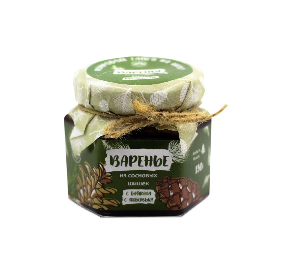Gift From Lake Baikal Natural Pine Cone Jam From Buryatia