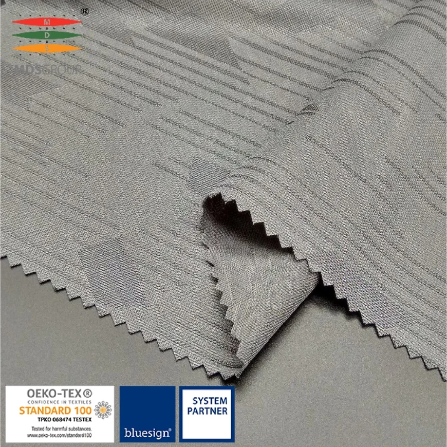 
SPORTSWEAR/LIFE WEAR/POLO/T-SHIRT 100%POLYESTER CIRCULAR KNIT HYDROPHILIC COMPUTER JACQUARD 