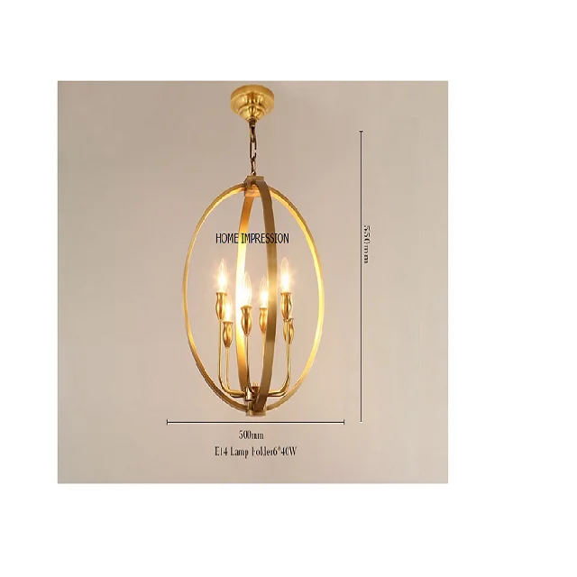 Modern Gold Hanging Luxury Chandelier Handmade Decorative Gold Antique Chandelier For Lighting Accessories In Cheapest Price