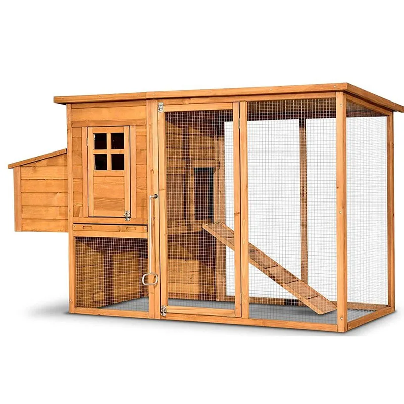 2020 New Pet Products Poultry Chicken Coops hen house with Peaked Roof