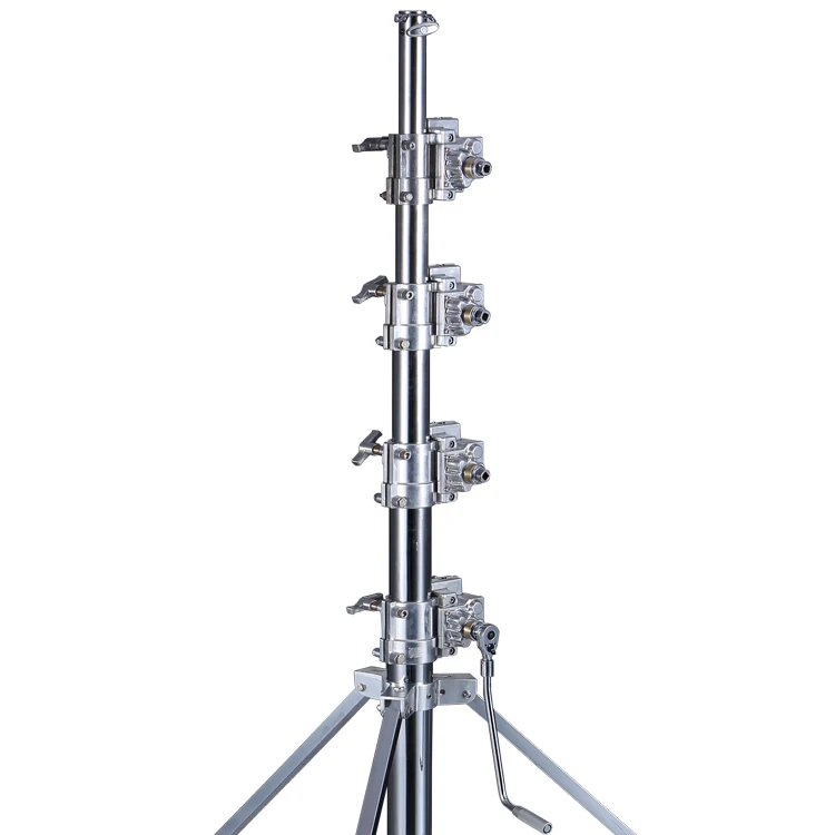 
6m steel heavy duty camera shooting holder stainless steel senior photography equipment studio light stand tripod 