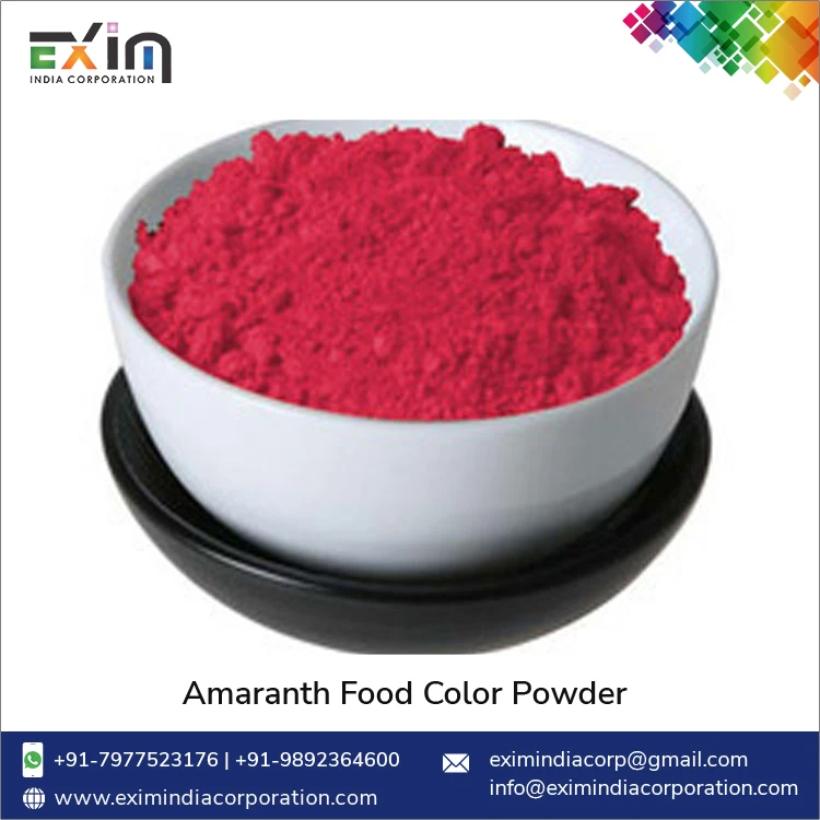 Widely Selling Top Notch Quality CAS No 915-67-3 Amaranth Food Grade Synthetic Color Powder for Food and Beverages