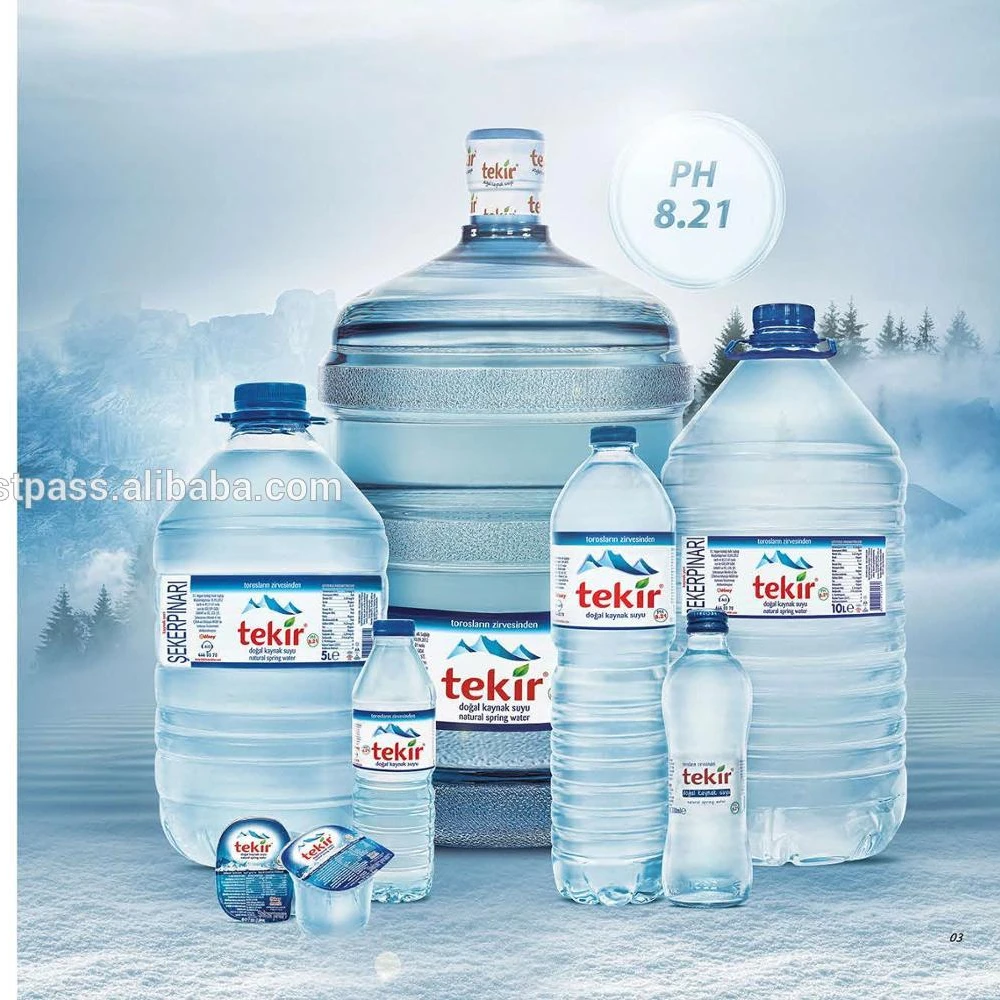 500 мл. Натуральная Щелочная минеральная вода из Турции