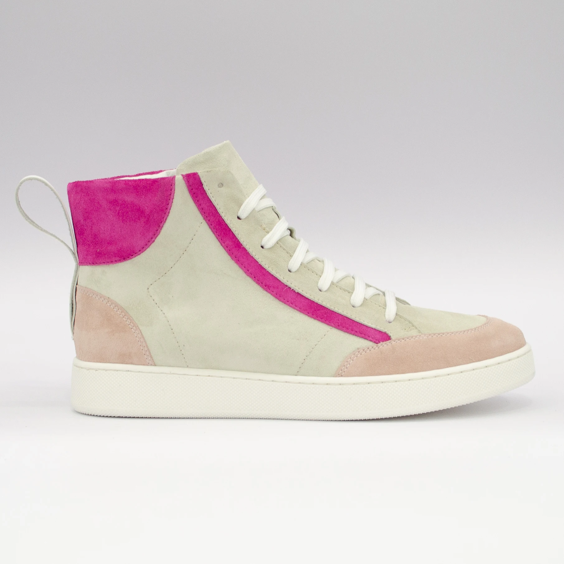 FASHION SNEAKERS MADE IN ITALY. STYLE: 3610 SUEDE PINK AND VIOLET. AVAILABLE IN ALL COLORS