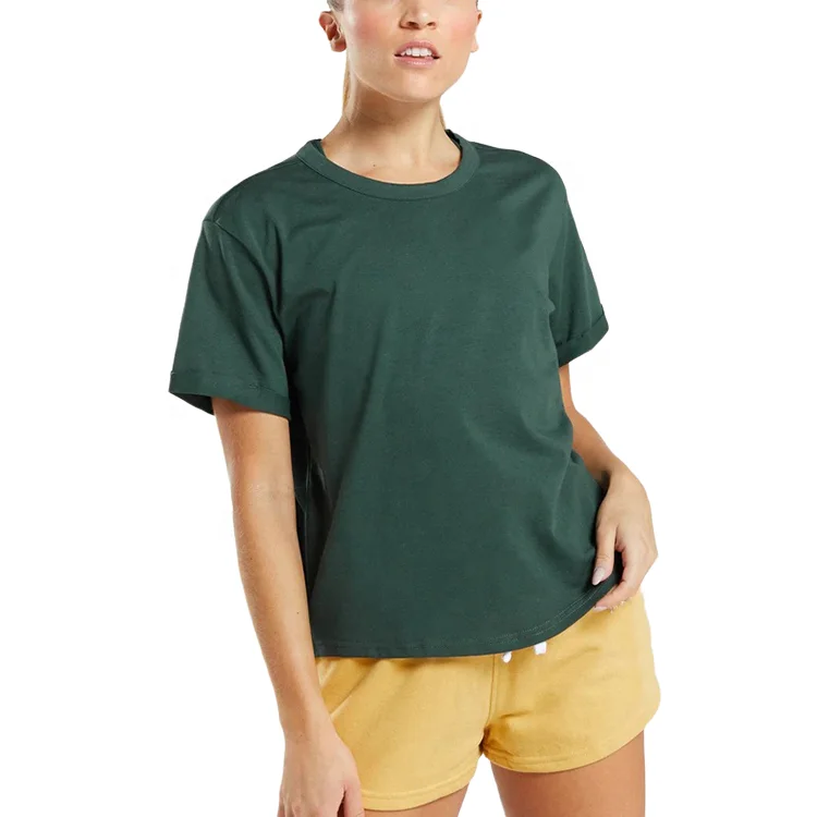 Best Design Female T-Shirt Wholesale T Shirt For Women Casual 100% Cotton Blank T-Shirt Women