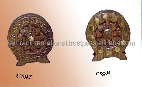 NATROSE AGATE QUARTZ COASTERS Carved Natural Stone Crystal Healing Love Mascot Patterns Home Decoration Christmas Occasions