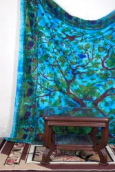 Indian Handmade Tapestry 100% Cotton Tapestry Double Single Round Tapestry Export Quality Made in India