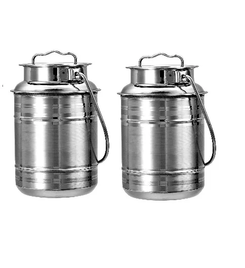 Sale from Indian Vendor 304Stainless Steel milk transport containers milk can Tank Container with lid