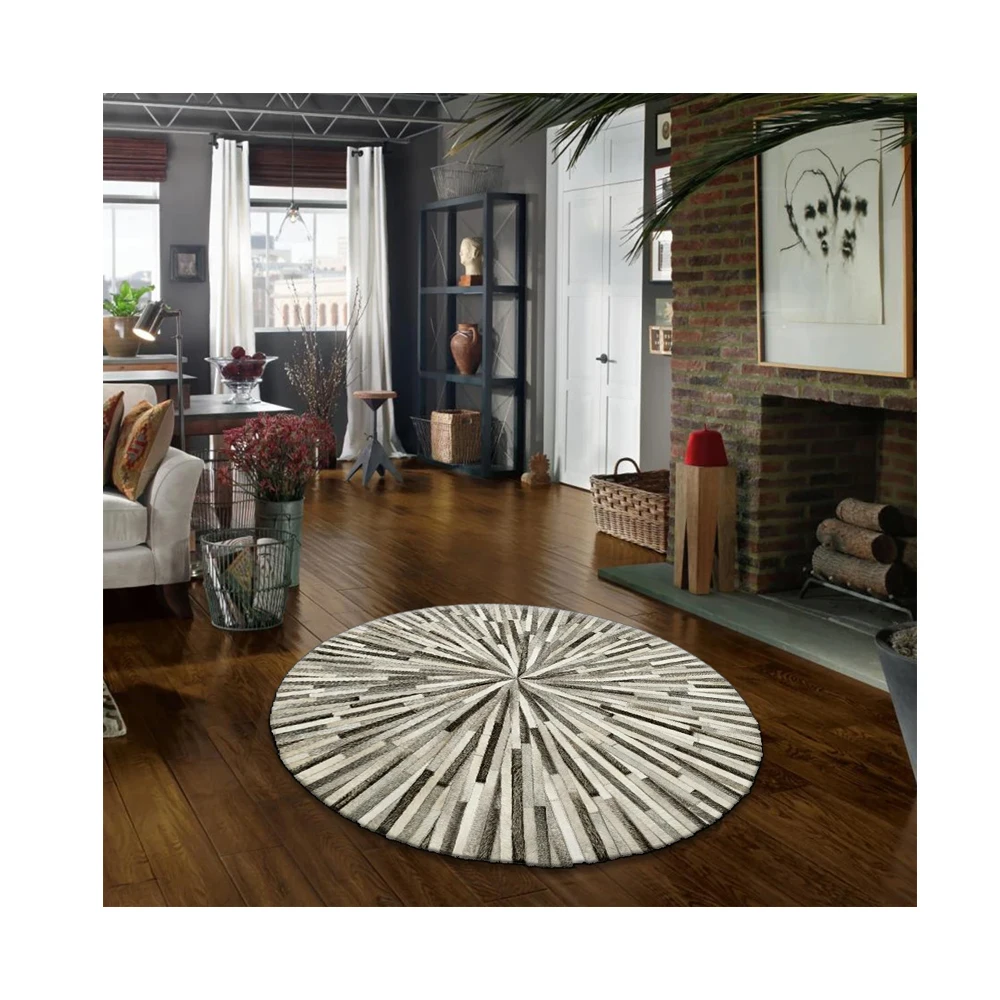 Hot sale Luxury carpet tiles  Area Round Rug for Living Room and bedroom