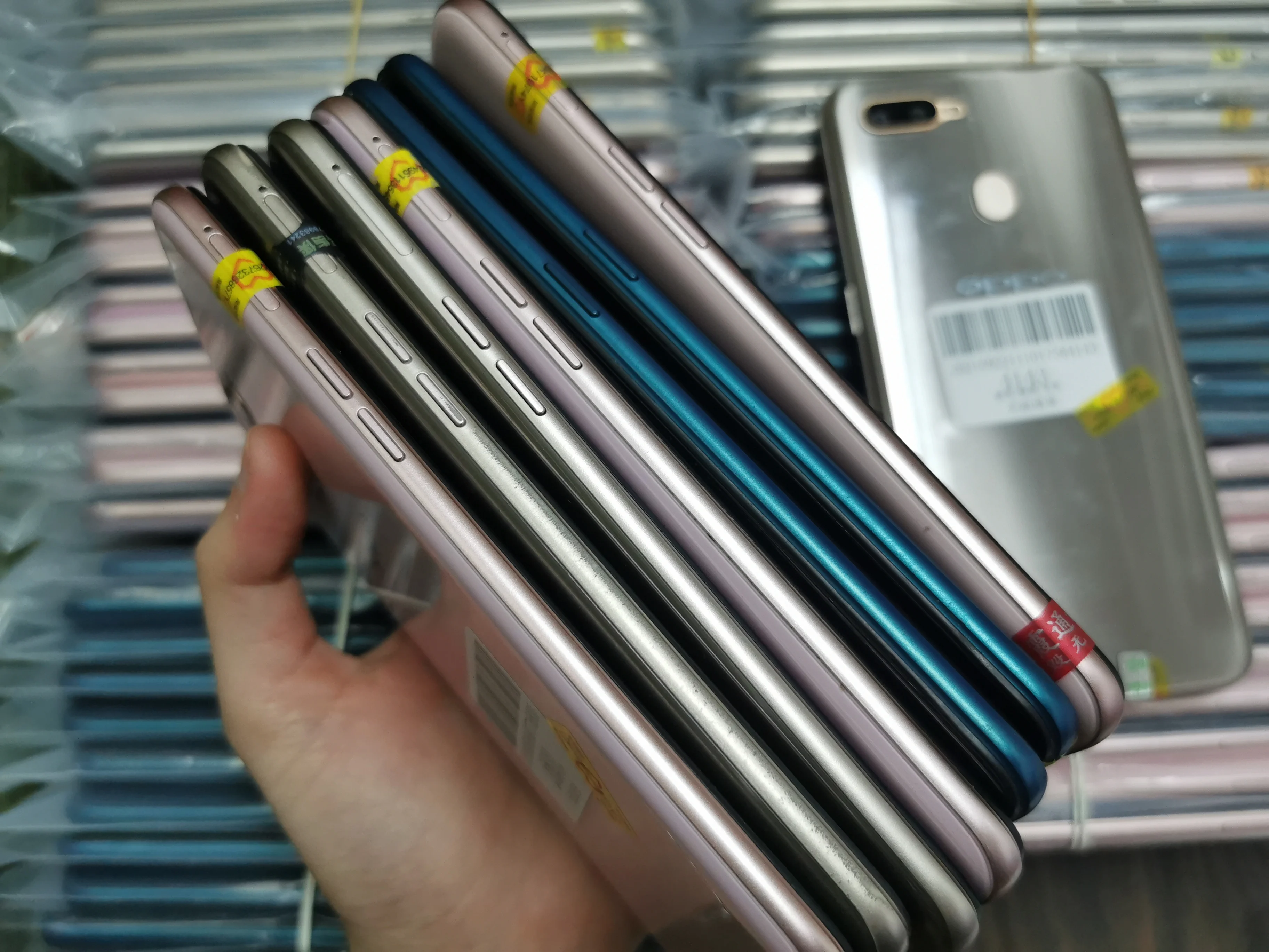 Wholesale Oppo A7 Original high quality 4GB+64GB 6.2 inch Snapdragon android 4G mobile fone low price used oppo smartphone