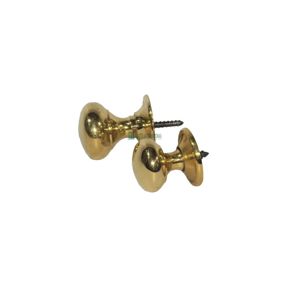 Brass Small Cabinet Knobs High Quality Luxury Gold Polished Knob Handmade Metal Hardware Wholesale Bulk India Manufacturer