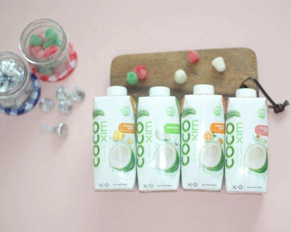 Кокосовая вода со вкусом лотоса-330 мл/1000 мл-сделано во Вьетнаме-принимаются OEM-Whatsapp + 84354669243 для бесплатного образца