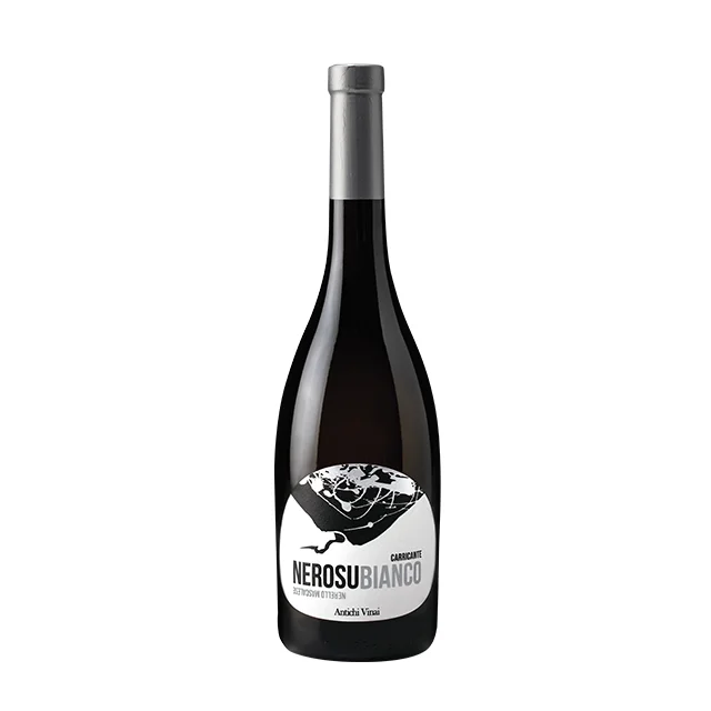 Top Quality Sicilian White Wine - Nerosubianco - Nerello Mascalese Carricante IGT Sicilia dry table wine 75 cl 12%