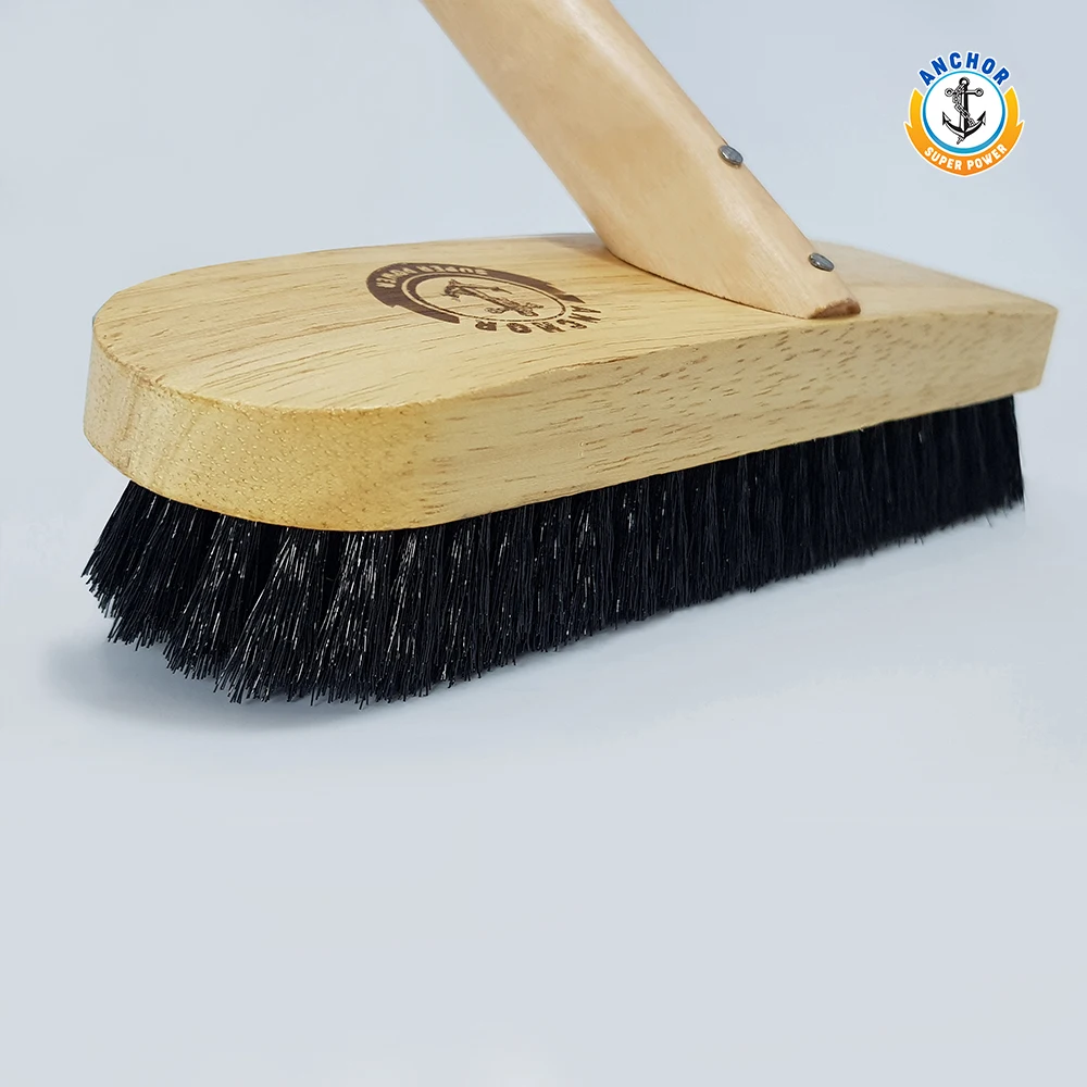  Оптовая продажа из Таиланда строительная щетка якорная цементная деревянная с длинной деревянной ручкой