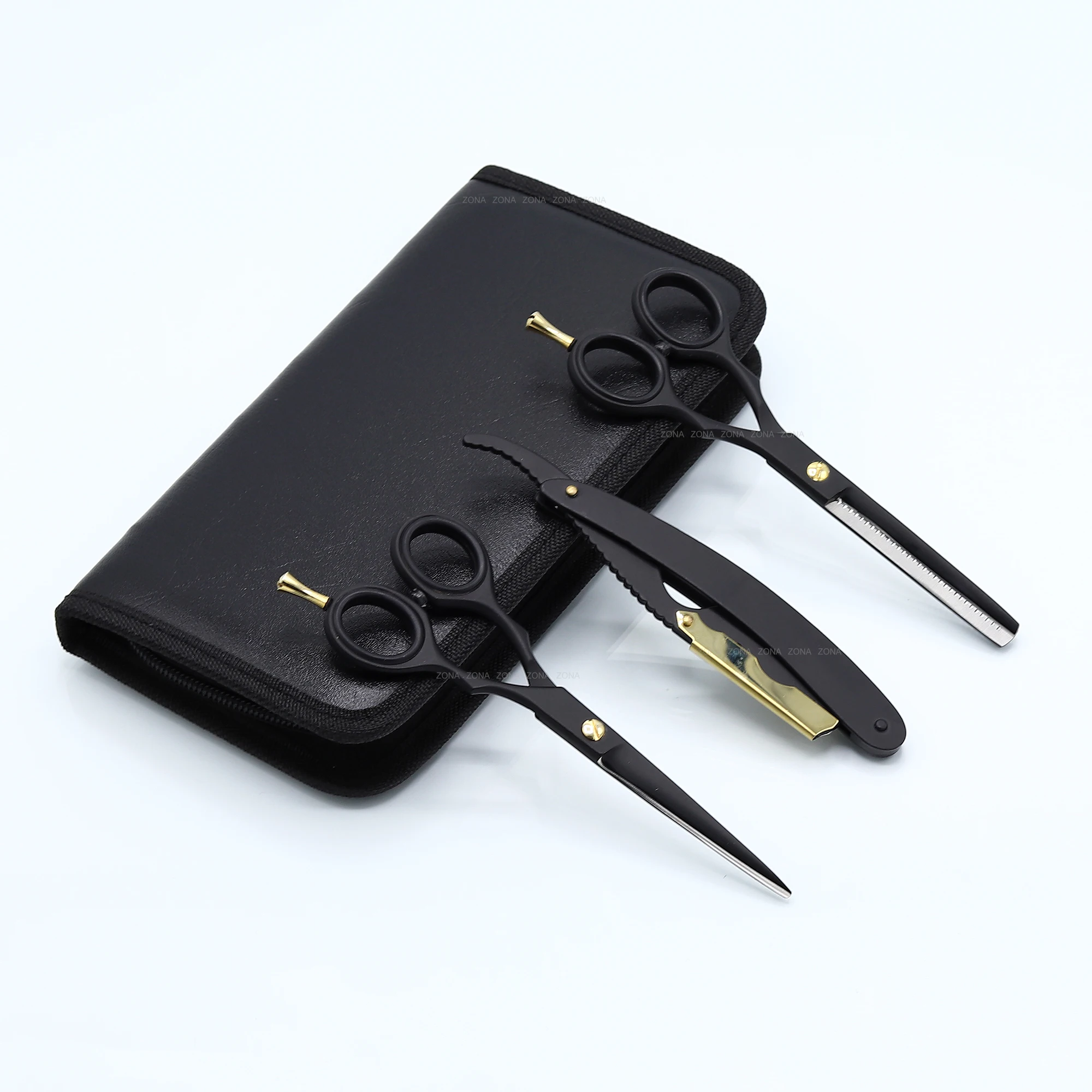 Профессиональный набор ножниц для стрижки волос из нержавеющей стали с ручкой и лезвием личного использования