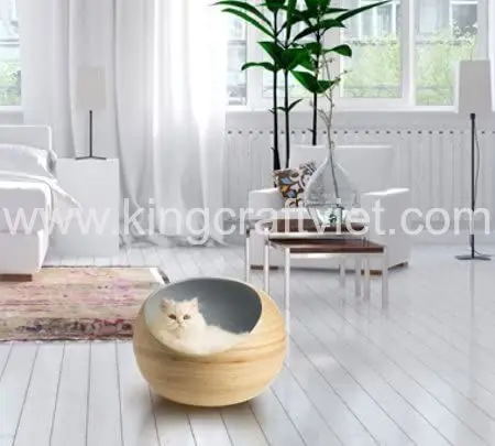 Кровать для домашних животных Бамбуковая кровать новый дизайн ротанговая дома ручная работа вьетнамская клетка дружественная
