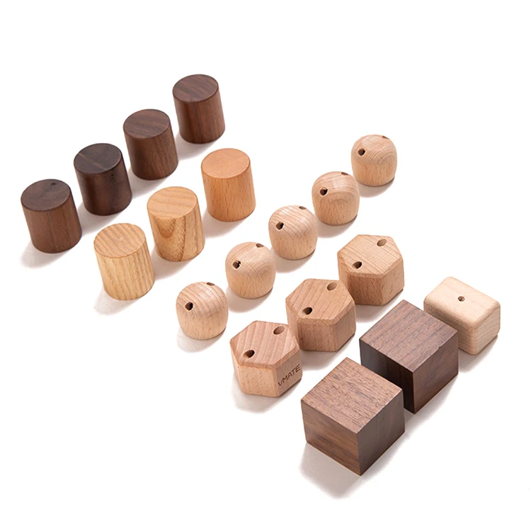 OEM Factory Direct Custom Color Shape Premium Wooden Bamboo Material Round Cap Lids For Perfume Bottles