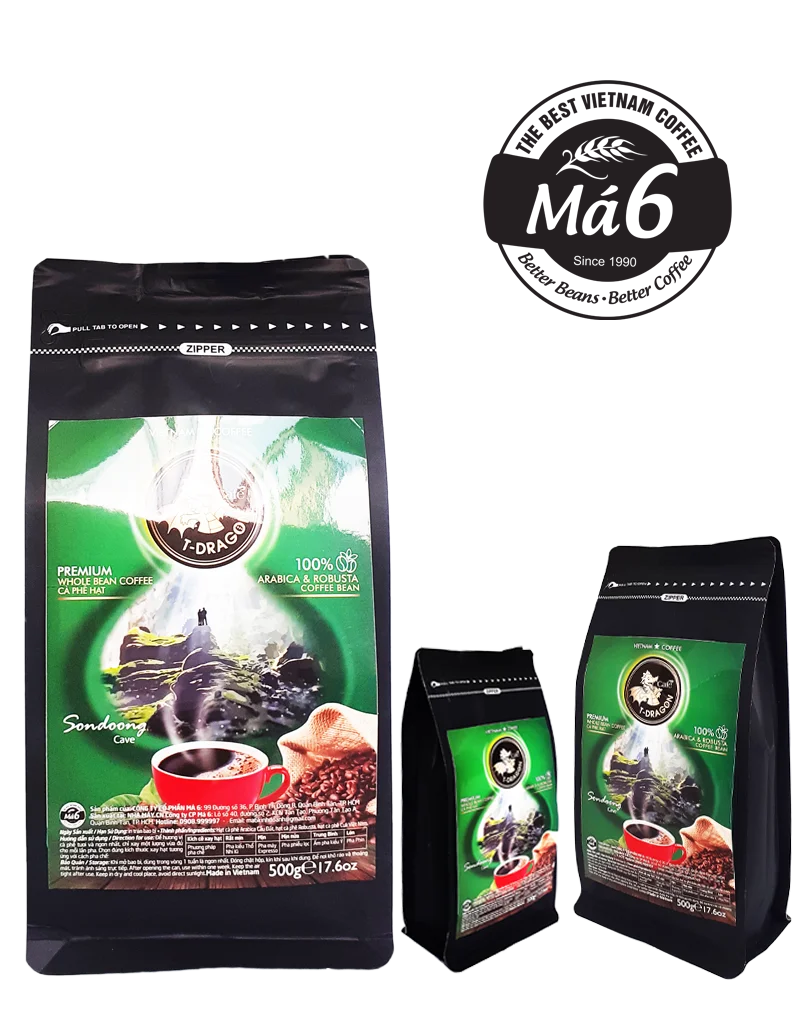  Вьетнам Бестселлер кафе T-DRAGON-премиум-класса в зернах-арабика конголезский кофе зернах
