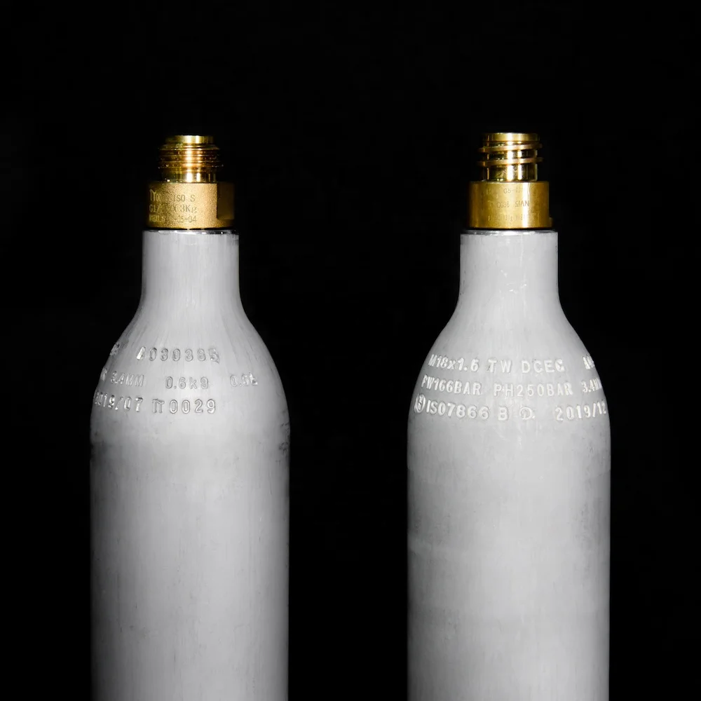 Со2 баллоны для пищевого газа 0 6 л без клапана производство Тайвань