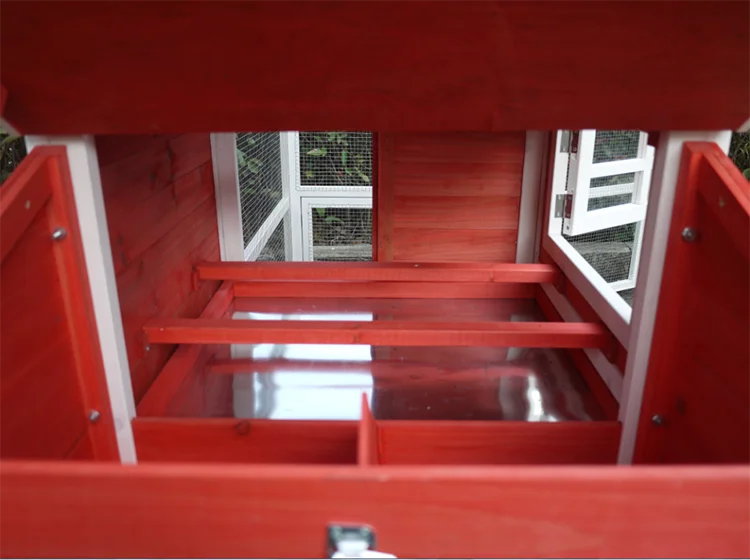 coupe hen house pet cages fencing large run China supplier Hot sell Wooden chicken coop With galvanized wire mesh run
