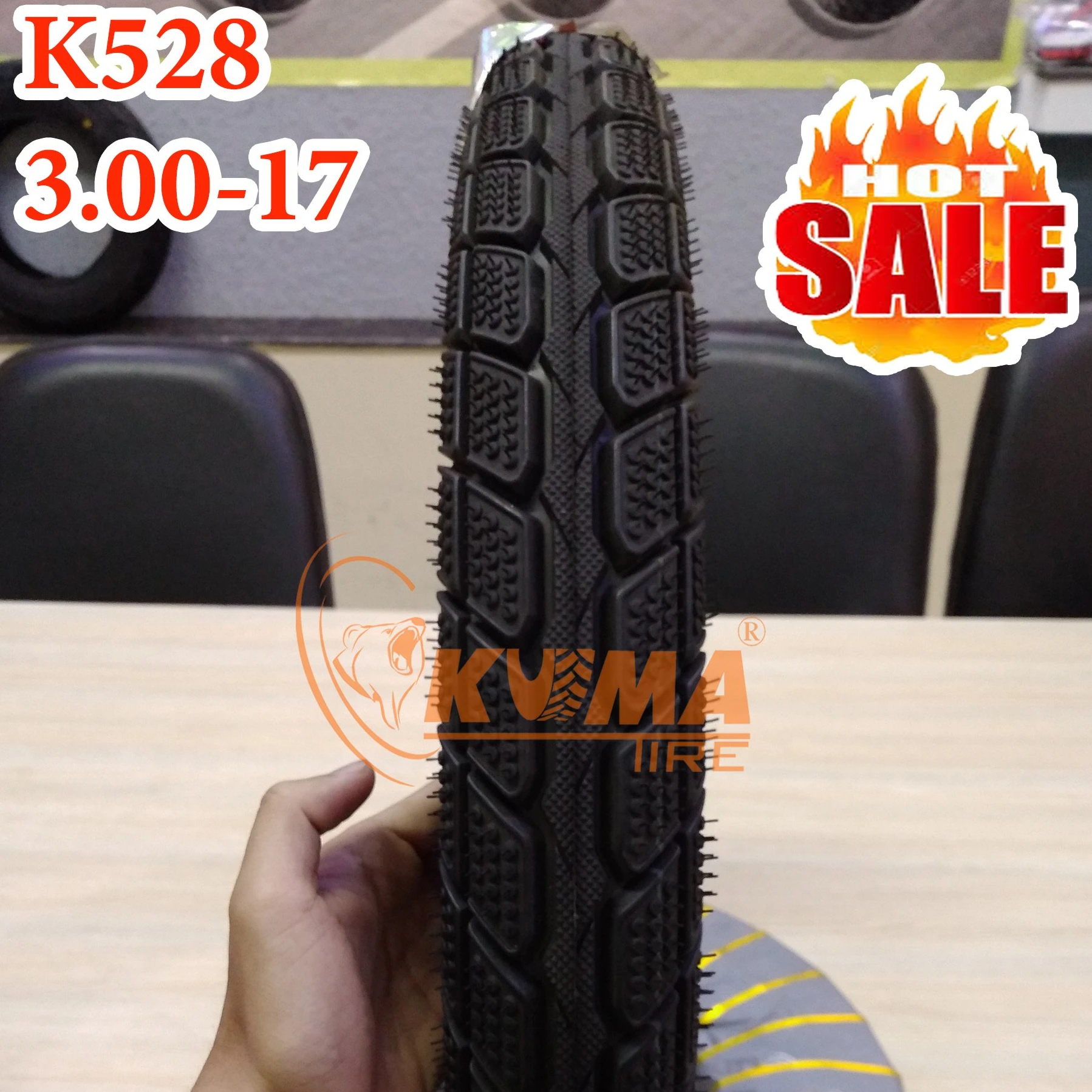 Motorcycle TIRE - 3.00-17 TT/TL - HIGH QUALITY BEST PRICE, MADE IN VIETNAM