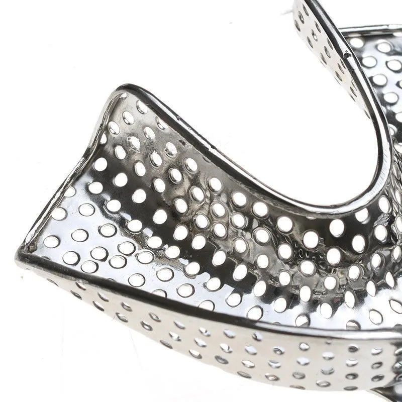 Оттиска Inds полностью медицинские стоматологические лотки инструменты оттискной лоток из нержавеющей стали 6 шт. в комплекте индивидуальная упаковка Ce PK