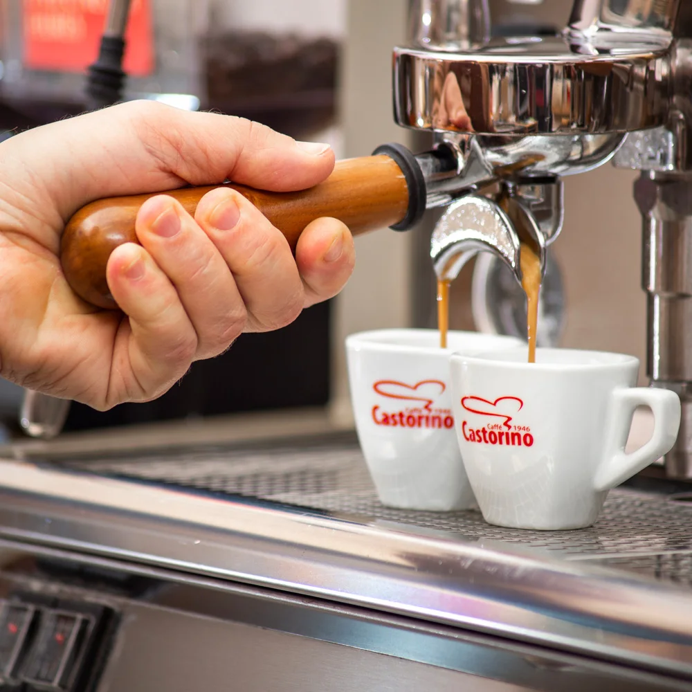 Premium Quality Castorino Italian Coffee 100% Compostable Pods GOLD ARABICA Blend 50 pz for home / HO.RE.CA