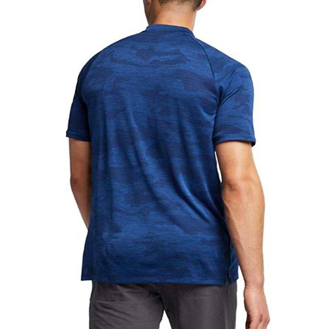 
Custom 88% polyester 12% spandex new design dye sublimated mens quick dry collarless golf polo shirt, cooldry man polo t shirt 