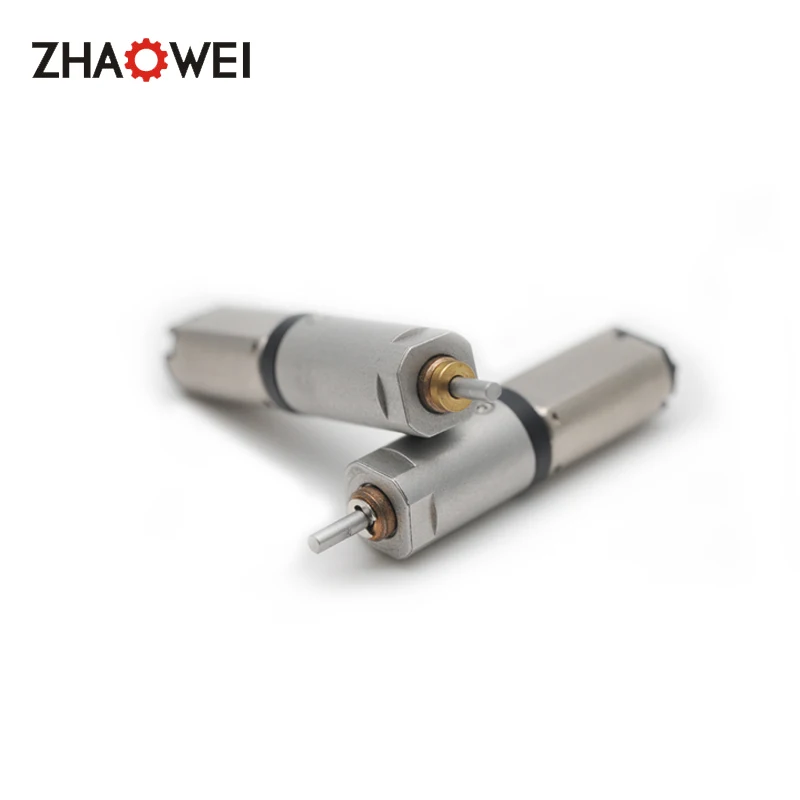 zhaowei 300 rpm 8mm Low Speed Micro Reduction Dc gear Motor With Gearboxes Made In China