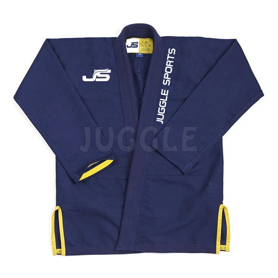 
 Juggle Sports боевое искусство BJJ Gi X3 темно-синий золотой бразильский джиу джитсу bjj gi Униформа Кимоно  