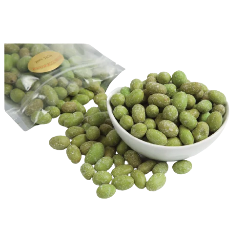  Восхитительный жареный круглый арахис с зеленым ароматом васаби