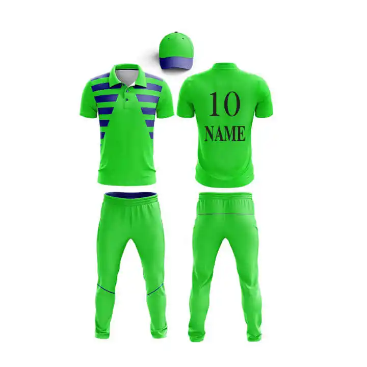 Hot Sale Cricket Uniform ,Custom Printing Cricket Uniform for Youth and Adults in Pure Quality Material