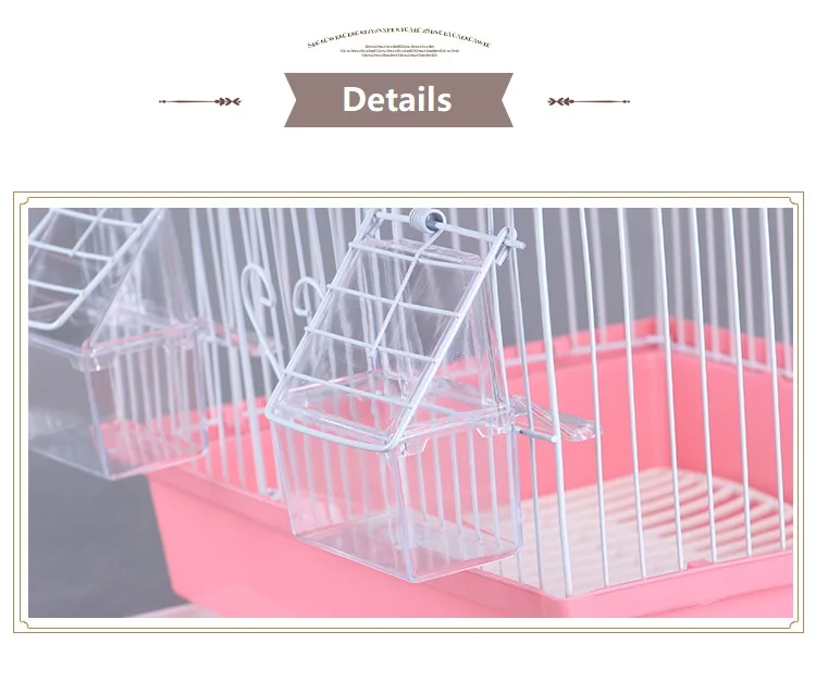 Factory Direct Wholesale Portable Large  Parrot Bird Cage Breeding Ornamental Stainless Steel Metal Chinchilla Parrot Bird Cage