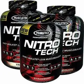 100% оригинальная технология Muscle tech Nitro Tech 100% сывороточное золото