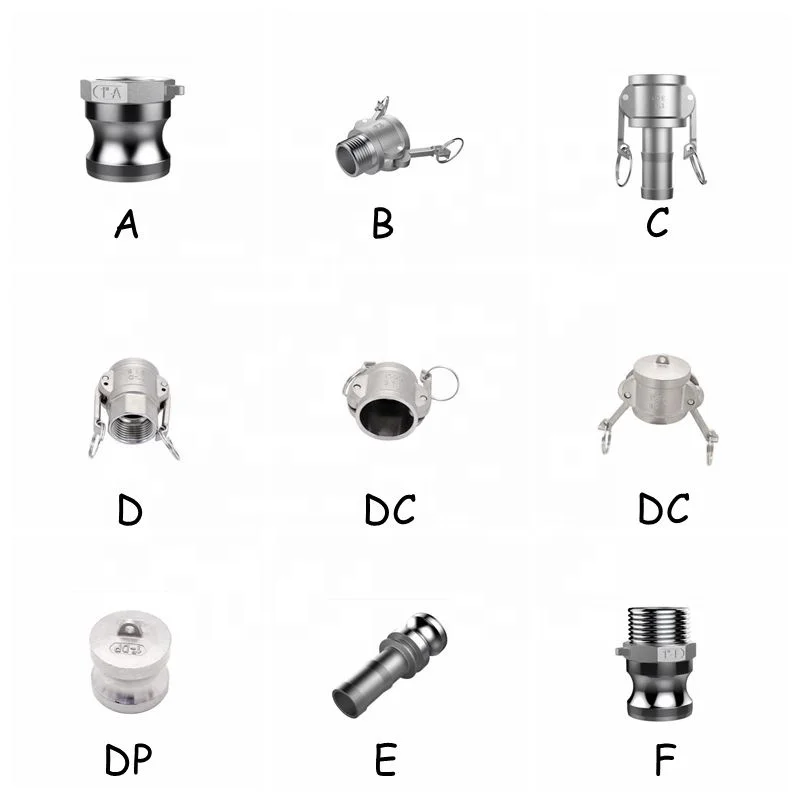 
3/4' Male Hole Plug 304 Stainless Steel Camlock Fittings Type DP SS304 Coupling Cam Lock Water Hose Quick Connector 
