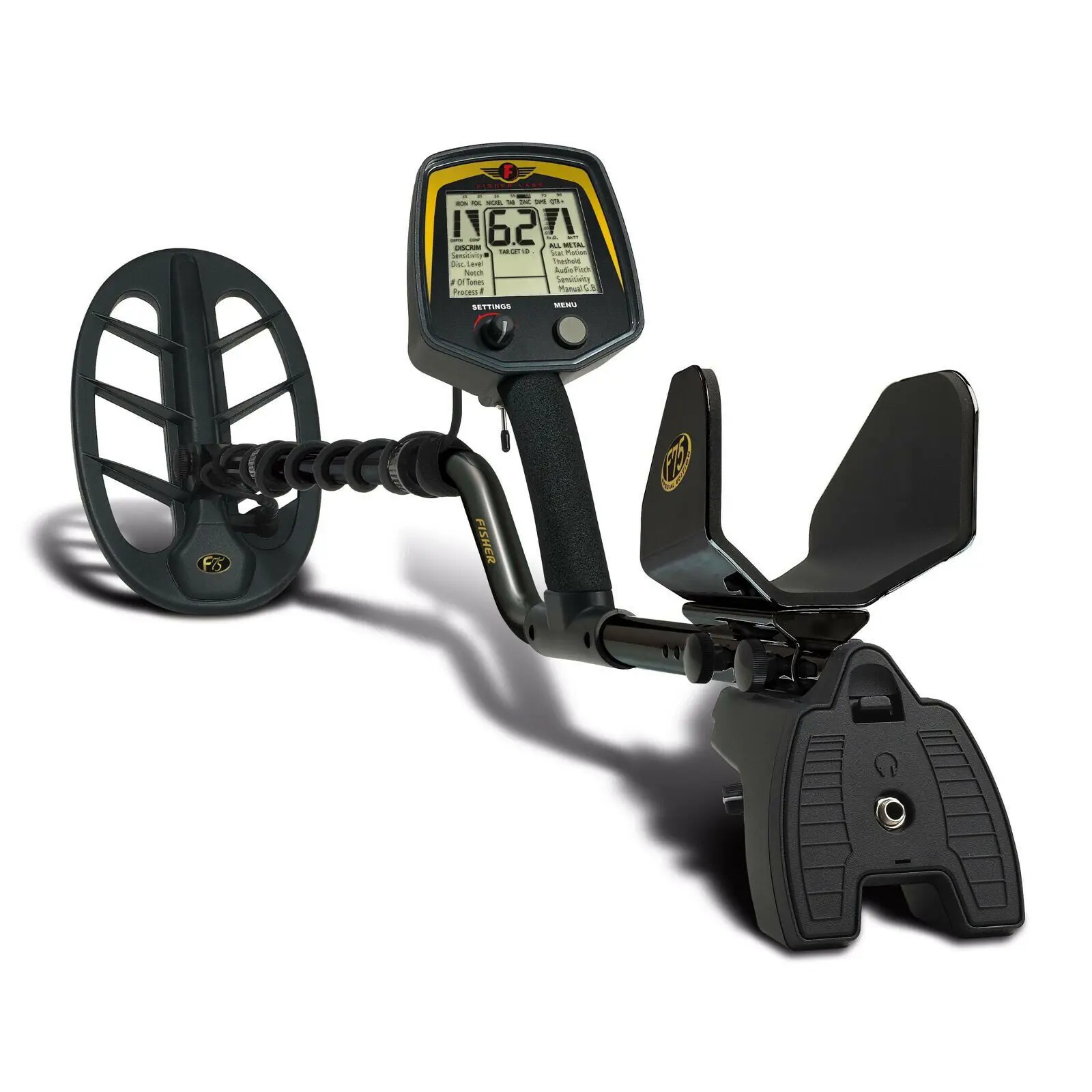 
NEW Fisher F75 LTD Black Metal Detector Bundle 