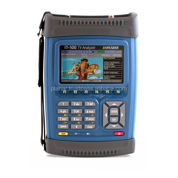 Top quality cable TV signal analyzer IT-100 for digital and analog TV network, manufacturer TV signal analyzers