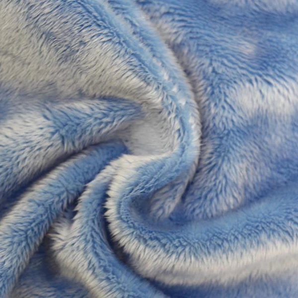 Thailand Factory Textile High Quality 100% Knitted Polyester Fur Fabric For Blanket Garment Plush Doll