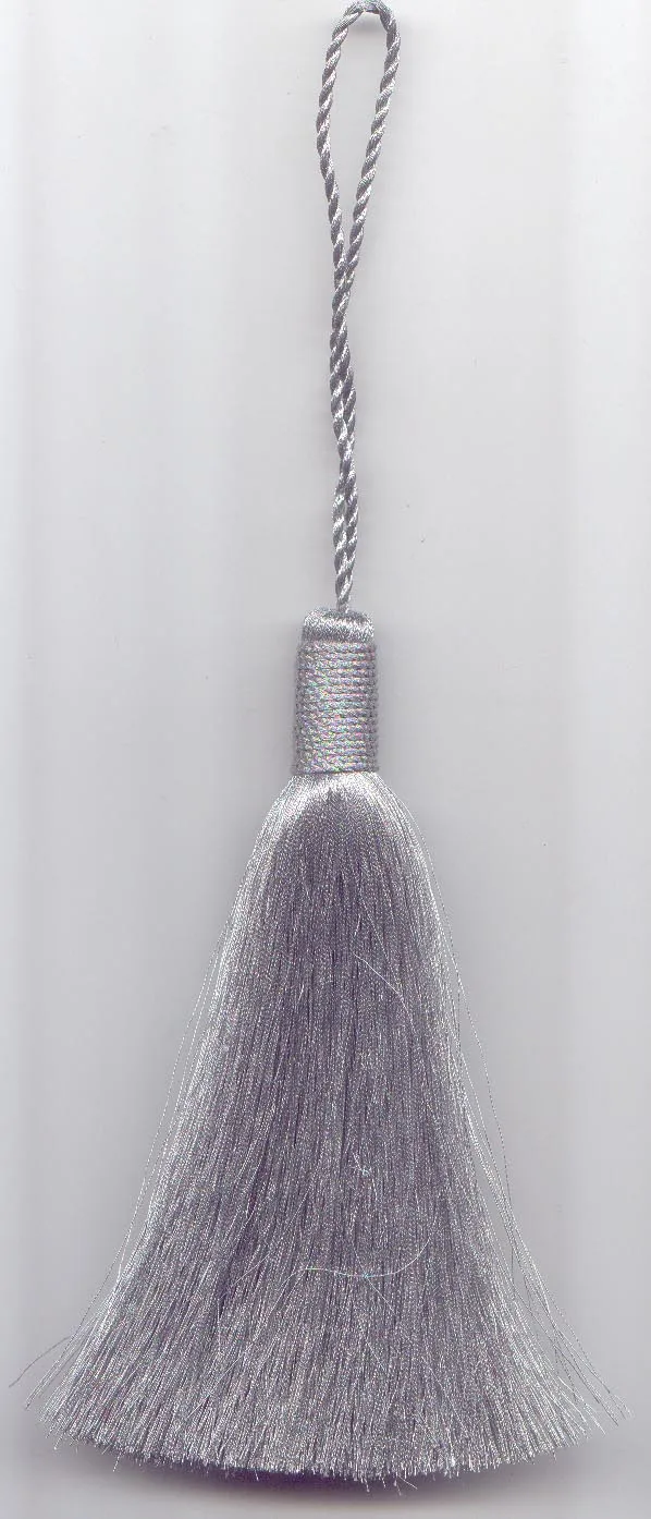 Кисточки от производителя для украшения сумок 6 дюймов Фиолетовый индийский бриллиант