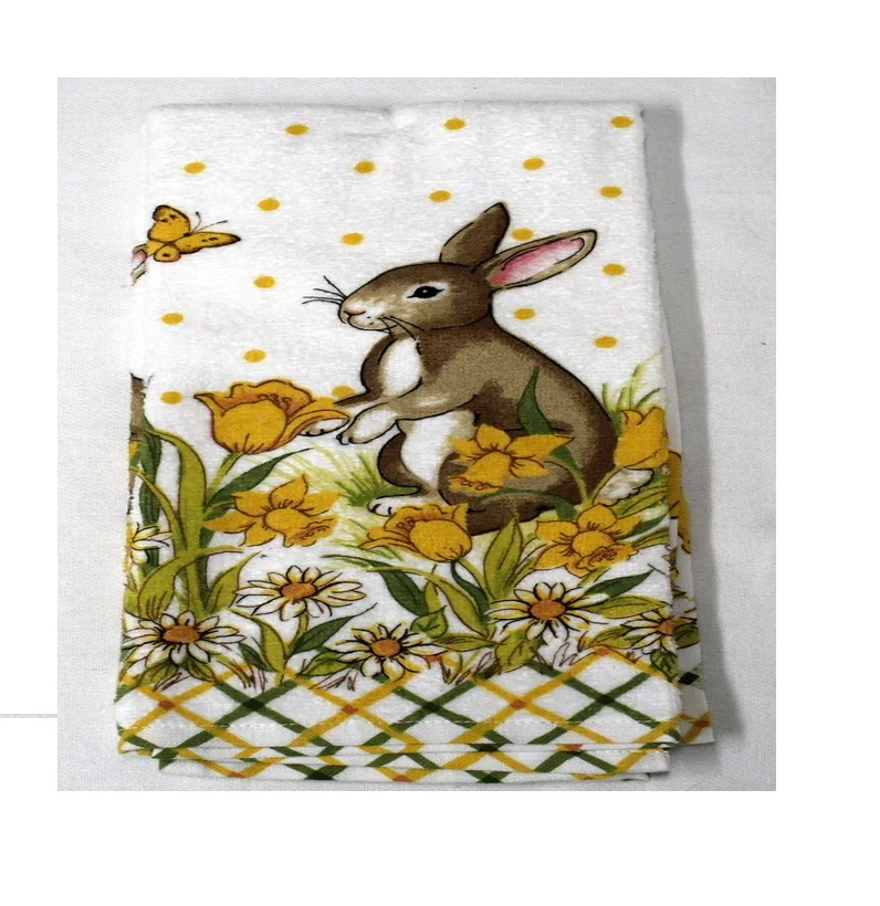  Экологичные наборы кухонных полотенец хлопковые махровые дизайнерские полотенца с принтом от производителя