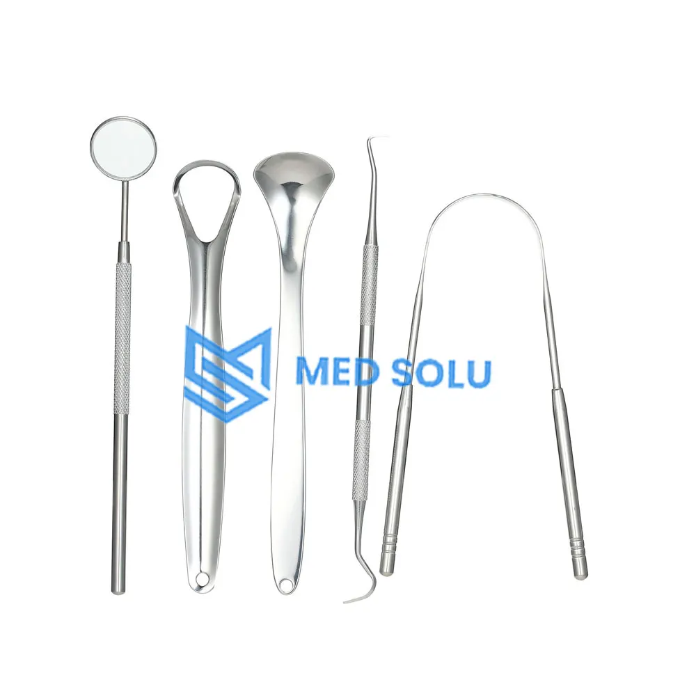2021 New Arrival Stainless Steel Cleaner Tongue Set Online Sale Tongue Cleaner Set