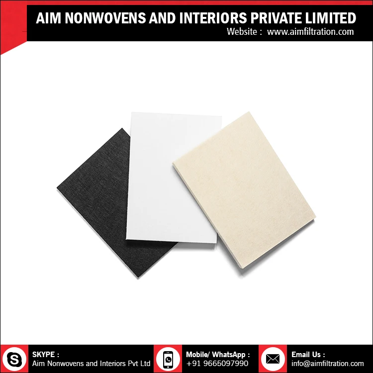 9mm Thickness Polyester Acoustic Panels For Building Acoustic For Sale At Bulk Exporter