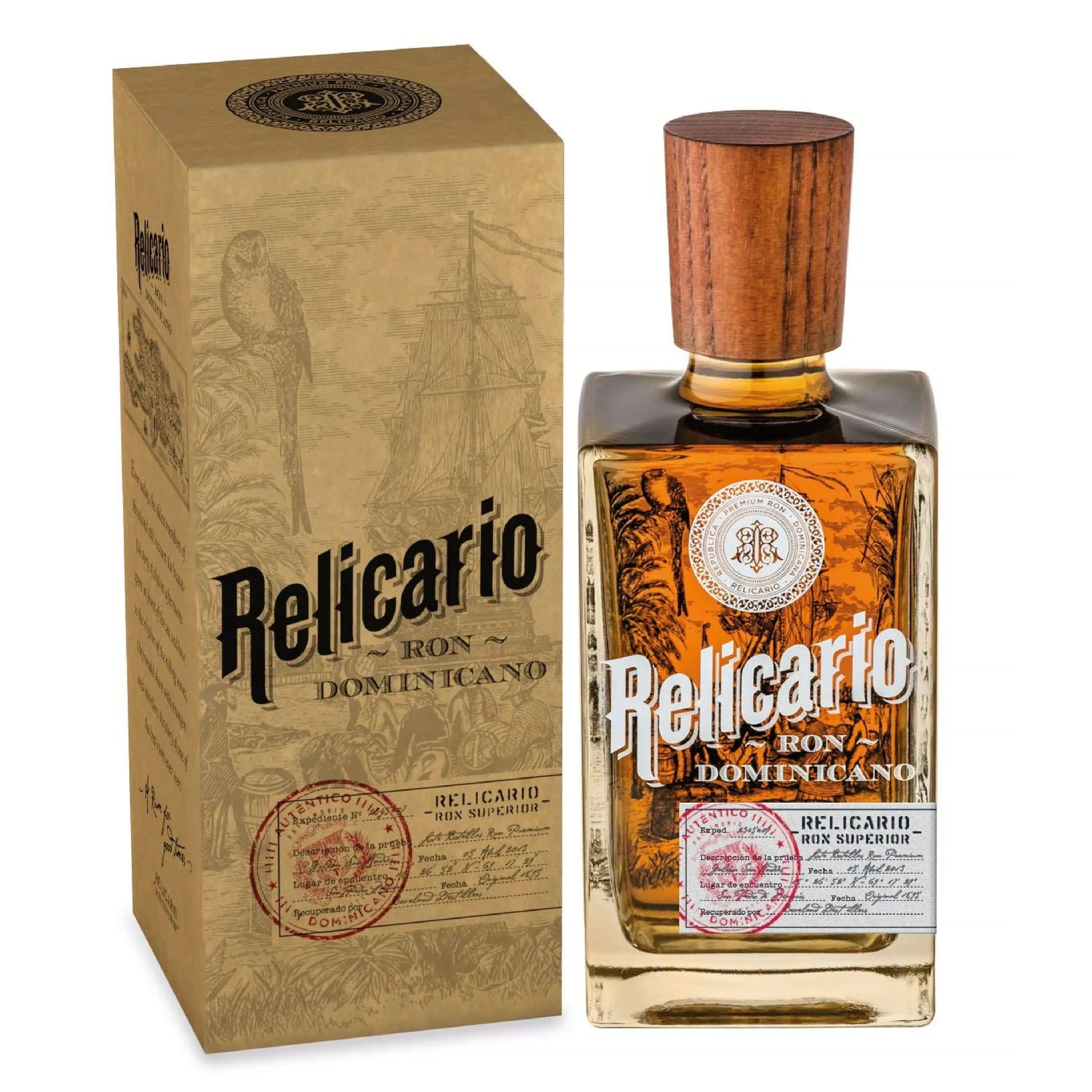 
Ron Relicario 0,70 Litros 40% (R) + Estuche 0.70 L. 